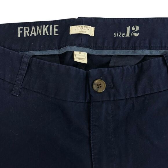 J. Crew Frankie Chino Pant size 12 Navy - Picture 4 of 5